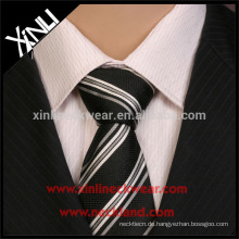 Perfekte Knoten Streifen gewebt Polyester Krawatte für Männer